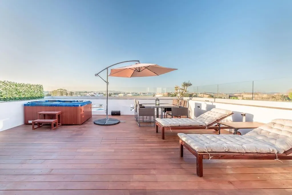 Apartament Sunny Private Rooftop Sauna & Hot Tub By Bentobox Lizbona 0*,